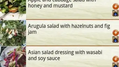Capture d'écran de Delicious recipes 2
