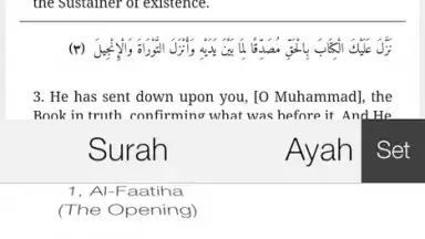 Capture d'écran de Quran Project 6