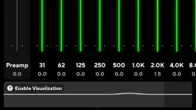 Capture d'écran de Poweramp Equalizer 1
