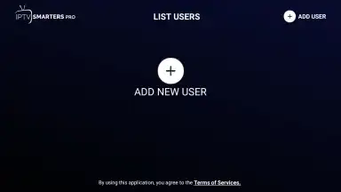 Capture d'écran de IPTV Smarters Pro 6
