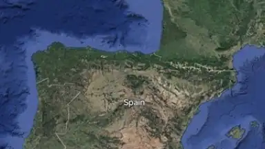 Capture d'écran de Google Earth 4