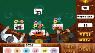 Capture d'écran de World Blackjack 4