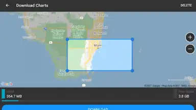 Capture d'écran de Garmin ActiveCaptain® 8