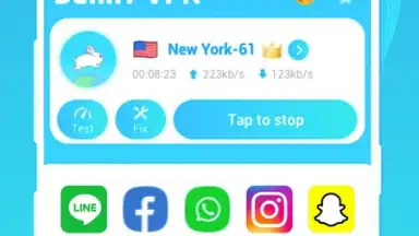 Capture d'écran de Bunny VPN Proxy 3