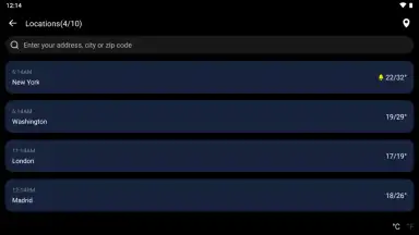 Capture d'écran de WeaSce Weather 11
