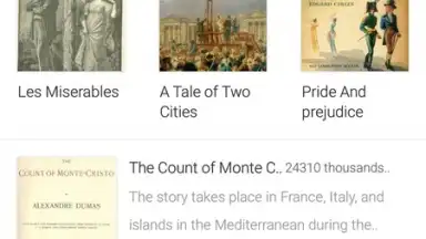 Capture d'écran de MoboReader 4