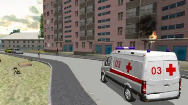 Capture d'écran de Ambulance Simulator 3D 1
