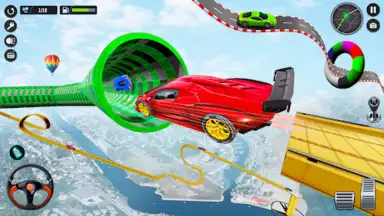 Capture d'écran de Superhero Car Stunt- Car Games 1