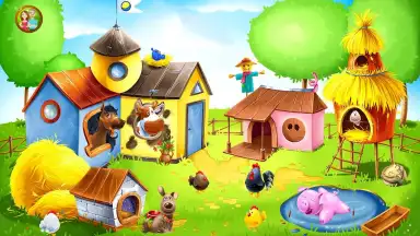Capture d'écran de Animal farm for kids 2