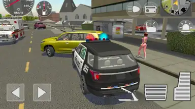 Capture d'écran de Police Cop Simulator. Gang War 2
