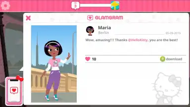 Capture d'écran de Hello Kitty Fashion Star 2