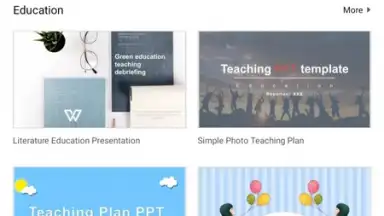 Capture d'écran de WPS Office 2