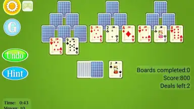 Capture d'écran de TriPeaks Solitaire Mobile 7