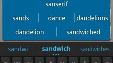 Capture d'écran de Ice Cream Sandwich Keyboard 2