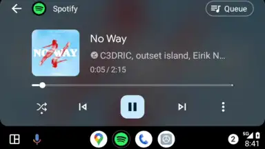 Capture d'écran de Android Auto 3