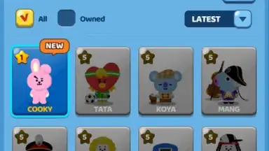 Capture d'écran de Puzzle Star BT21 9
