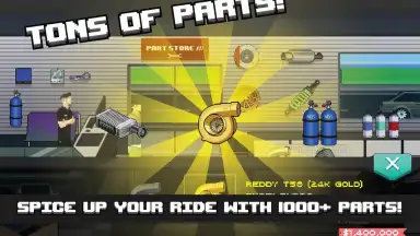 Capture d'écran de Pixel Car Racer 4