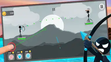 Capture d'écran de Arrow battle of Stickman 4