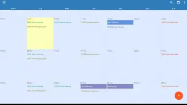 Capture d'écran de Touch Calendar Free 4