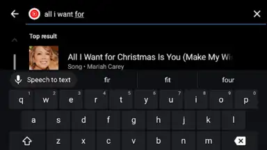 Capture d'écran de Google Automotive Keyboard 2