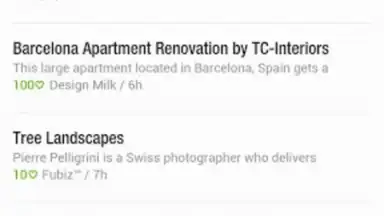 Capture d'écran de Feedly 2