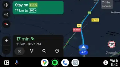 Capture d'écran de Android Auto 4