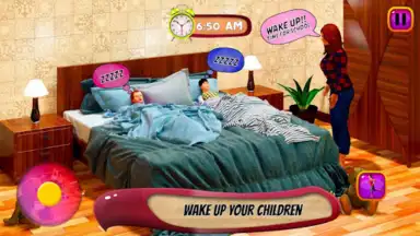Capture d'écran de Virtual Mother Life Simulator - Baby Care Games 3D 4