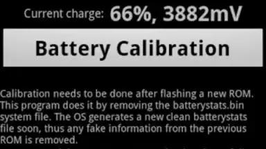 Capture d'écran de Battery Calibration 1