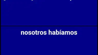 Capture d'écran de Spanish Verb Trainer 3