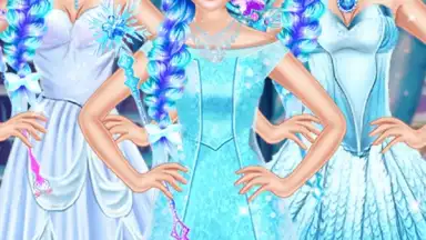 Capture d'écran de Ice Queen Makeup Dress Up 4