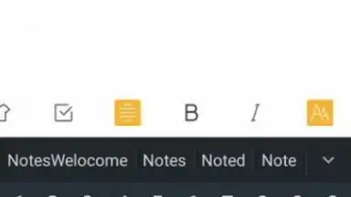 Capture d'écran de Xiaomi Notes 10