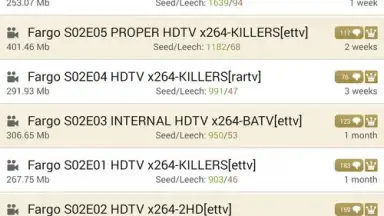 Capture d'écran de KickassTorrents App 1