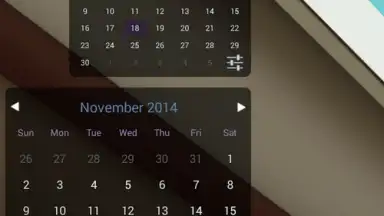 Capture d'écran de Month Calendar Widget 10