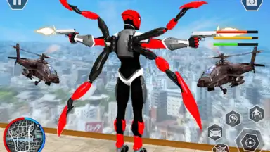 Capture d'écran de Black Spider Rope Superhero 7