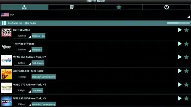 Capture d'écran de Internet Radio 5
