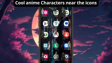Capture d'écran de Anime launcher KawaiDroid 3