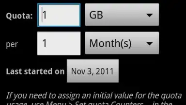 Capture d'écran de 3G Watchdog 1