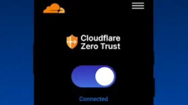 Capture d'écran de Cloudflare One 1