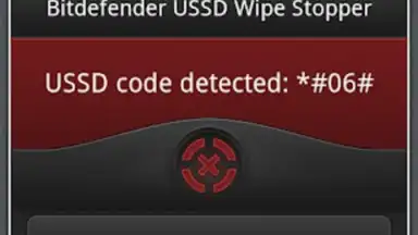 Capture d'écran de Bitdefender USSD Wipe Stopper 3