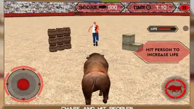 Capture d'écran de Angry Bull Attack Arena Sim 3D 5