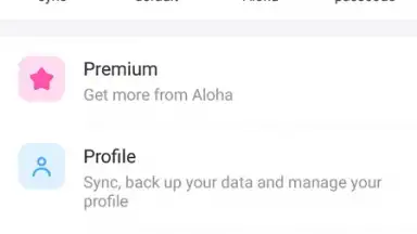 Capture d'écran de Aloha Browser Turbo 7