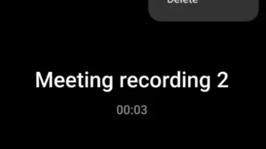 Capture d'écran de ColorOS Recorder 7