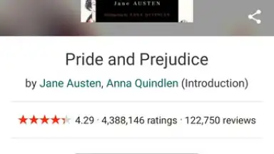 Capture d'écran de Goodreads 7