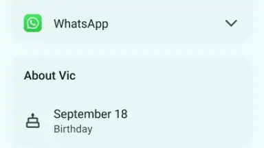 Capture d'écran de Google Contacts 4