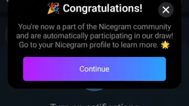 Capture d'écran de Nicegram: Web3 for Telegram X 1