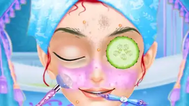 Capture d'écran de Ice Beauty Princess Makeover 2