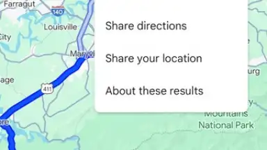 Capture d'écran de Google Maps 12