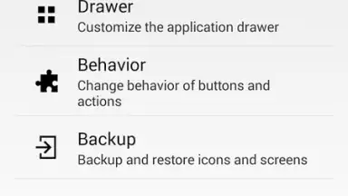 Capture d'écran de Launcher+ 7