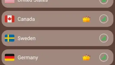 Capture d'écran de X premium VPN 2