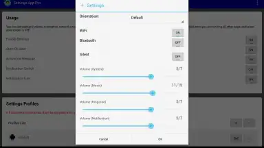Capture d'écran de Settings App 6